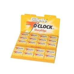 100 Cuchillas De Afeitar Doble Filo Gillette 7 O´Clock "SharpEdge" 8 100 Cuchillas De Afeitar Doble Filo Gillette 7 O´Clock "SharpEdge" -Gifts And Care-ES.com 10 packs 100 cuchillas gillette 7 oclock 2
