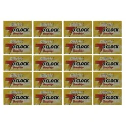 100 Cuchillas De Afeitar Doble Filo Gillette 7 O´Clock "SharpEdge" 9 100 Cuchillas De Afeitar Doble Filo Gillette 7 O´Clock "SharpEdge" -Gifts And Care-ES.com 10 packs 100 cuchillas gillette 7 oclock 3
