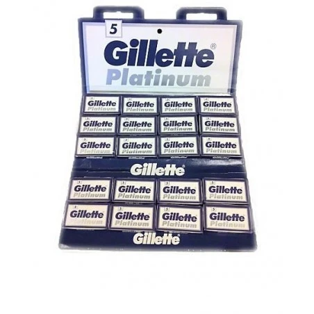 100 Cuchillas Doble Filo Gillette Platinum 5 100 Cuchillas Doble Filo Gillette Platinum - Imagen 3
