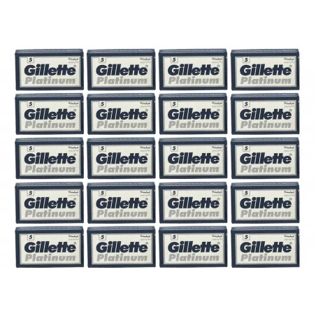 100 Cuchillas Doble Filo Gillette Platinum 6 100 Cuchillas Doble Filo Gillette Platinum - Imagen 4
