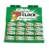 100 Cuchillas De Afeitar Doble Filo Gillette 7 O'clock "Super Satinless" -Gifts And Care-ES.com 100 cuchillas gillette 7 o clock verdes
