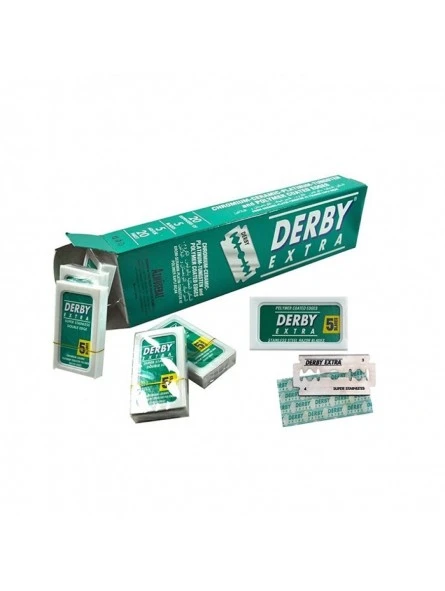100 Cuchillas De Afeitar Doble Hoja Derby 3 100 Cuchillas De Afeitar Doble Hoja Derby - Imagen 2