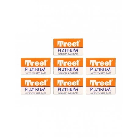 70 Hojas Doble Filo Treet Platinum 4 70 Hojas Doble Filo Treet Platinum - Imagen 2
