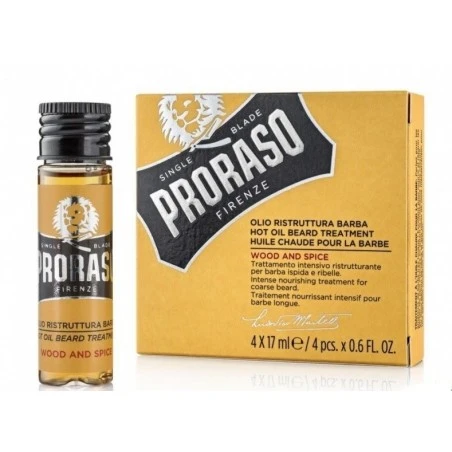 Aceite Caliente Para Barba Proraso (4 Frascos X 17 Ml.) 4 Aceite Caliente Para Barba Proraso (4 Frascos X 17 Ml.) - Imagen 2