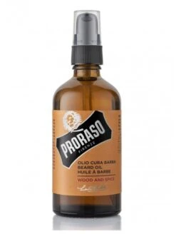 Aceite Para Barba Madera Y Especias Proraso 100 Ml.