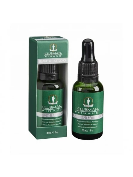 Aceite Para Barba & Tatuajes Clubman Pinaud 30ml 3 Aceite Para Barba & Tatuajes Clubman Pinaud 30ml