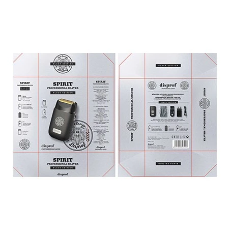 Afeitadora Profesional Spirit Black Edition Disprof 7 Afeitadora Profesional Spirit Black Edition Disprof - Imagen 5
