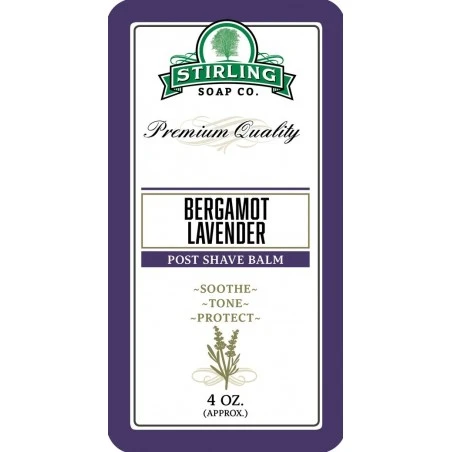 After Shave Bálsamo Bergamot Lavender Stirling Soap Co 118ml 6 After Shave Bálsamo Bergamot Lavender Stirling Soap Co 118ml - Imagen 4