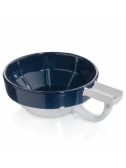 Bol De Afeitar Fine Accoutrements Azul Y Blanco