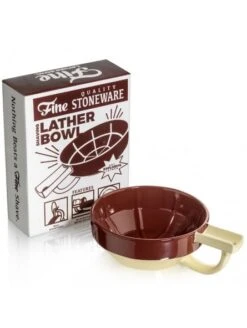 Bol De Afeitar Fine Accoutrements Marfil/Carmesí