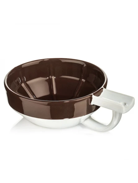 Bol De Afeitar Fine Accoutrements Marrón Y Blanco 3 Bol De Afeitar Fine Accoutrements Marrón Y Blanco