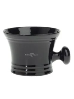 Bol De Porcelana Negro Edwin Jagger Con Asa