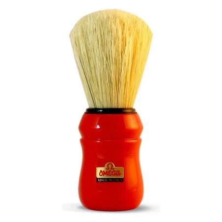 Brocha Afeitar Barbera Omega Cerda Nº 49 Mango Rojo 4 Brocha Afeitar Barbera Omega Cerda Nº 49 Mango Rojo - Imagen 2