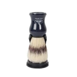 Brocha De Afeitar Cerda Omega Azul Marino Con Soporte -Gifts And Care-ES.com brocha afeitar barbera omega roja 2