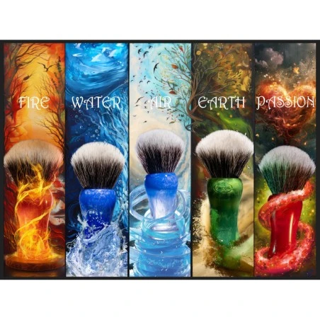 Brocha Afeitar Fibra Sintética Elite Agua Omega 12 Brocha Afeitar Fibra Sintética Elite Agua Omega - Imagen 10