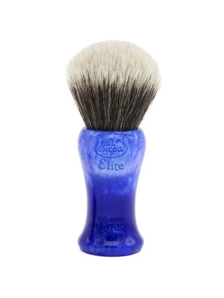 Brocha Afeitar Fibra Sintética Elite Agua Omega 3 Brocha Afeitar Fibra Sintética Elite Agua Omega