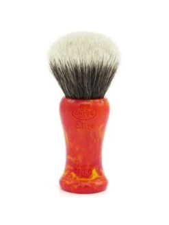 Brocha Afeitar Fibra Sintética Elite Fuego Omega