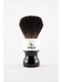Brocha Afeitar Fibra Negra Epsilon Blanca & Negra 52/26mm