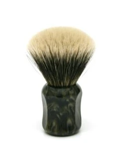 Brocha Afeitar Shavemac Punta Plata 2 Bandas 50mm Marrón/Negro