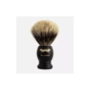 Brocha Afeitar Tejón Gris Europeo Plisson Negra Talla 10