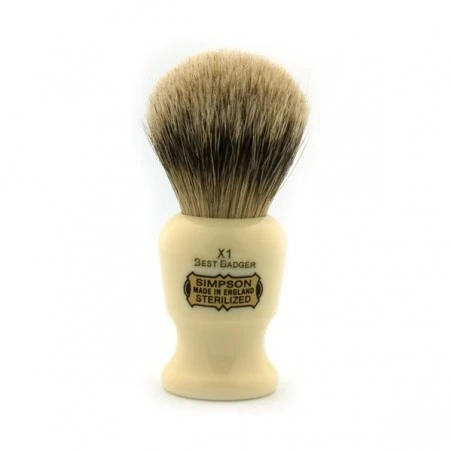 Brocha Afeitar Tejón - Simpson "Commodore X1" Best Badger 4 Brocha Afeitar Tejón - Simpson "Commodore X1" Best Badger - Imagen 2