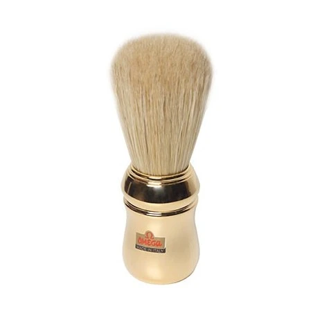 Brocha De Afeitar Barbera Omega Cerda Oro 4 Brocha De Afeitar Barbera Omega Cerda Oro - Imagen 2