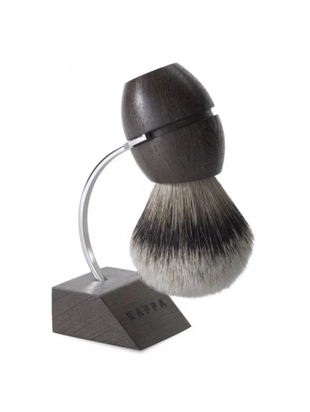 Brocha De Afeitar Acca Kappa Tejón Punta Plata 1869 3 Brocha De Afeitar Acca Kappa Tejón Punta Plata 1869