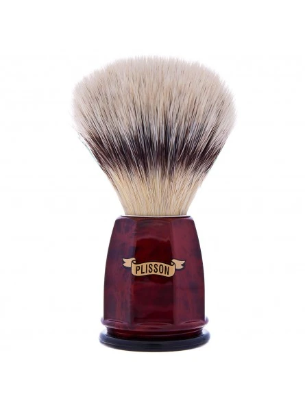 Brocha De Afeitar Sintética Heritage Burdeos Plisson Talla 12 3 Brocha De Afeitar Sintética Heritage Burdeos Plisson Talla 12