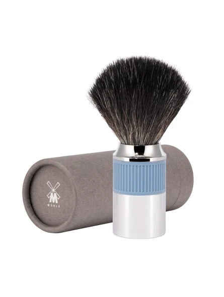 Brocha De Afeitar Mühle Fibra Tejón Negro NEO Azul Glaciar 5 Brocha De Afeitar Mühle Fibra Tejón Negro NEO Azul Glaciar - Imagen 3