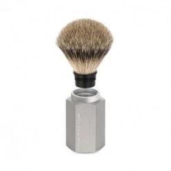 Brocha De Afeitar Mühle Hexagon Pure Punta Plata -Gifts And Care-ES.com brocha de afeitar muehle hexagon pure punta plata 3