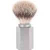 Brocha De Afeitar Mühle Hexagon Pure Punta Plata Fibra -Gifts And Care-ES.com brocha de afeitar muehle hexagon pure punta plata fibra