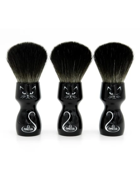 Brocha De Afeitar Omegatto Fibra Sintética The Other Kitten Omega 4 Brocha De Afeitar Omegatto Fibra Sintética The Other Kitten Omega - Imagen 2