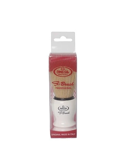 Brocha De Afeitar Pelo Sintético Omega Blanca 5 Brocha De Afeitar Pelo Sintético Omega Blanca - Imagen 3