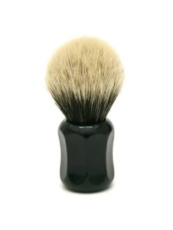 Brocha Afeitar Shavemac CB3 Punta Plata 2 Bandas 52mm Negra
