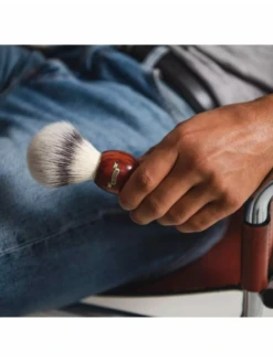 Brocha De Afeitar Sintética Padouk Plisson Talla 12 -Gifts And Care-ES.com brocha de afeitar sintetica padouk plisson 1