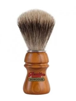 Brocha De Afeitar Tejón Punta Plata Semogue 2015HD