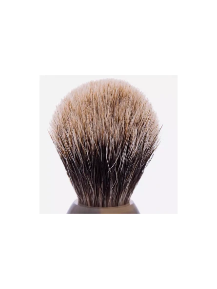 Brocha De Afeitar Tejón Gris Europeo Auténtico Cuerno Rubio Plisson Talla 12 6 Brocha De Afeitar Tejón Gris Europeo Auténtico Cuerno Rubio Plisson Talla 12 - Imagen 4