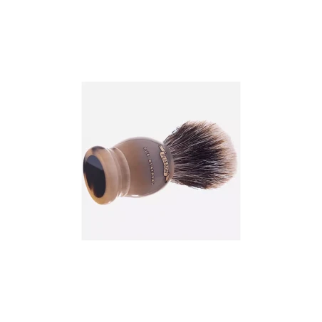 Brocha De Afeitar Tejón Gris Europeo Auténtico Cuerno Rubio Plisson Talla 12 9 Brocha De Afeitar Tejón Gris Europeo Auténtico Cuerno Rubio Plisson Talla 12 - Imagen 7