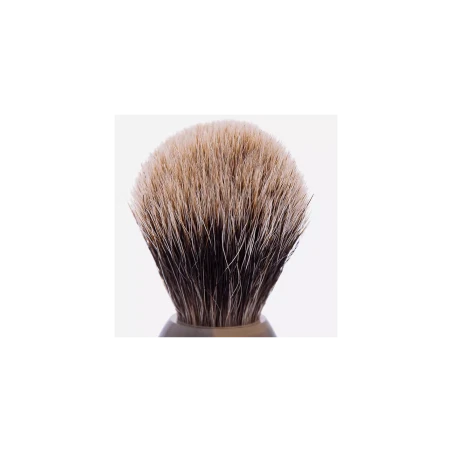Brocha De Afeitar Tejón Gris Europeo Auténtico Cuerno Rubio Plisson Talla 12 11 Brocha De Afeitar Tejón Gris Europeo Auténtico Cuerno Rubio Plisson Talla 12 - Imagen 9