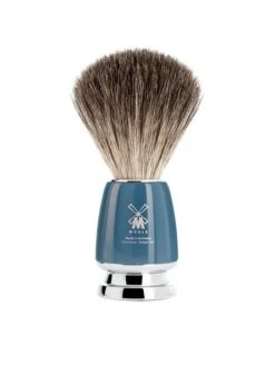 Brocha De Afeitar Tejón Gris Mühle Serie Rytmo Azul Petrol