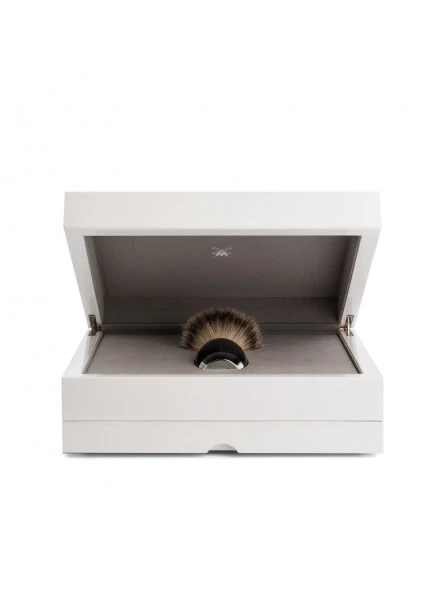 Brocha De Afeitar Tejón Punta Plata Carbono Mühle 4 Brocha De Afeitar Tejón Punta Plata Carbono Mühle - Imagen 2