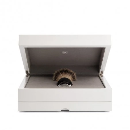 Brocha De Afeitar Tejón Punta Plata Carbono Mühle 6 Brocha De Afeitar Tejón Punta Plata Carbono Mühle - Imagen 4