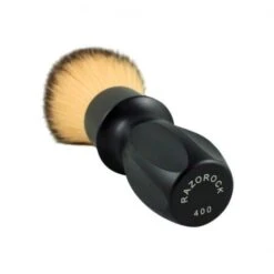 Brocha De Afeitar Tejón Punta Plata Fibra Plissoft Matte Black 400 24mm Razorock -Gifts And Care-ES.com brocha de afeitar tejon punta plata fibra plissoft matte black 400 24mm razorock 3
