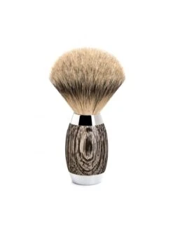 Brocha De Afeitar Tejón Punta Plata Roble Antiguo Mühle