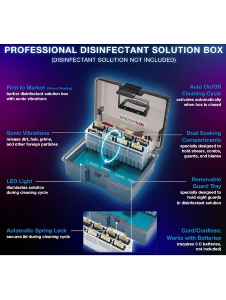 Caja Desinfectante Barbersonic Babyliss 6 Caja Desinfectante Barbersonic Babyliss - Imagen 4