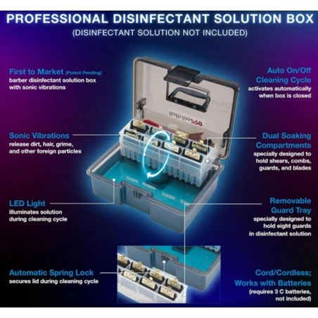 Caja Desinfectante Barbersonic Babyliss 10 Caja Desinfectante Barbersonic Babyliss - Imagen 8