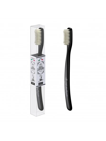 Cepillo Dental Dureza Media Nylon Pasta Del Capitano 1905 Negro 3 Cepillo Dental Dureza Media Nylon Pasta Del Capitano 1905 Negro