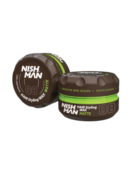 Cera Base Agua Cabello Matte 08 Nishman 150 Ml 3 Cera Base Agua Cabello Matte 08 Nishman 150 Ml