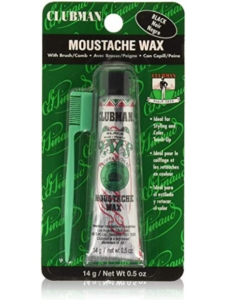Cera De Bigote Negra Clubman Pinaud 14g 3 Cera De Bigote Negra Clubman Pinaud 14g