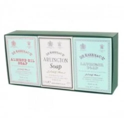 Pack 3 Jabones Baño Almendra, Arlington & Lavanda D.R. Harris 3 X 150gr -Gifts And Care-ES.com champu aceite de coco drharris 150ml 23